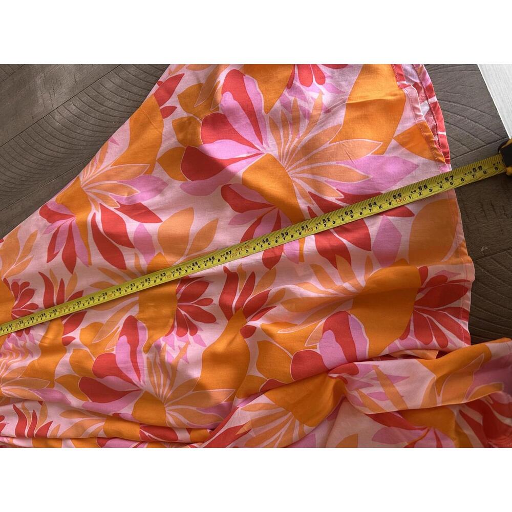 Anthropologie Abel The Label Rumi Open Back Maxi Dress Tropical Floral Sz Large - Picture 11 of 15
